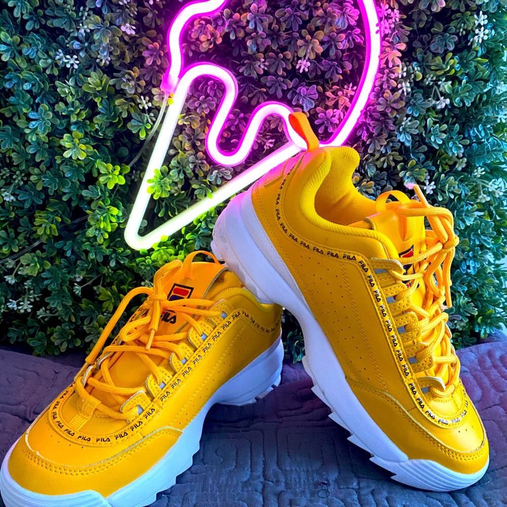 FILA Yellow sneakers